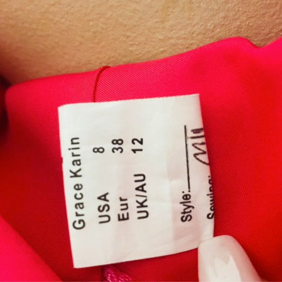 💗HOST PICK 💗 Fully Ombre Sequined Strapless Open Lace Up Back Gown. SIZES 6-8 - Picture 11 of 11